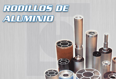 rodillos de aluminio
